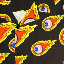 Load image into Gallery viewer, Flaming Eyeball Hawaiian Shirt