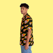 Load image into Gallery viewer, Flaming Eyeball Hawaiian Shirt