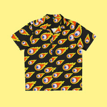 Load image into Gallery viewer, Flaming Eyeball Hawaiian Shirt