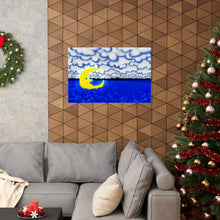 Load image into Gallery viewer, Floating Moon poster