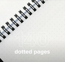 Load image into Gallery viewer, Skulls and Stripes Spiral Notebook (Ambidextrous)