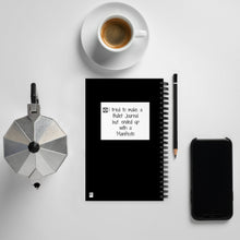 Load image into Gallery viewer, BuJo Manifesto Spiral Notebook (Ambidextrous)