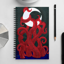 Load image into Gallery viewer, Nautical Moon Spiral Notebook (Ambidextrous)
