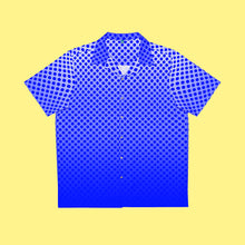 Load image into Gallery viewer, Blue Dot Hawaiian Shirt