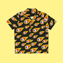 Load image into Gallery viewer, Flaming Eyeball Hawaiian Shirt