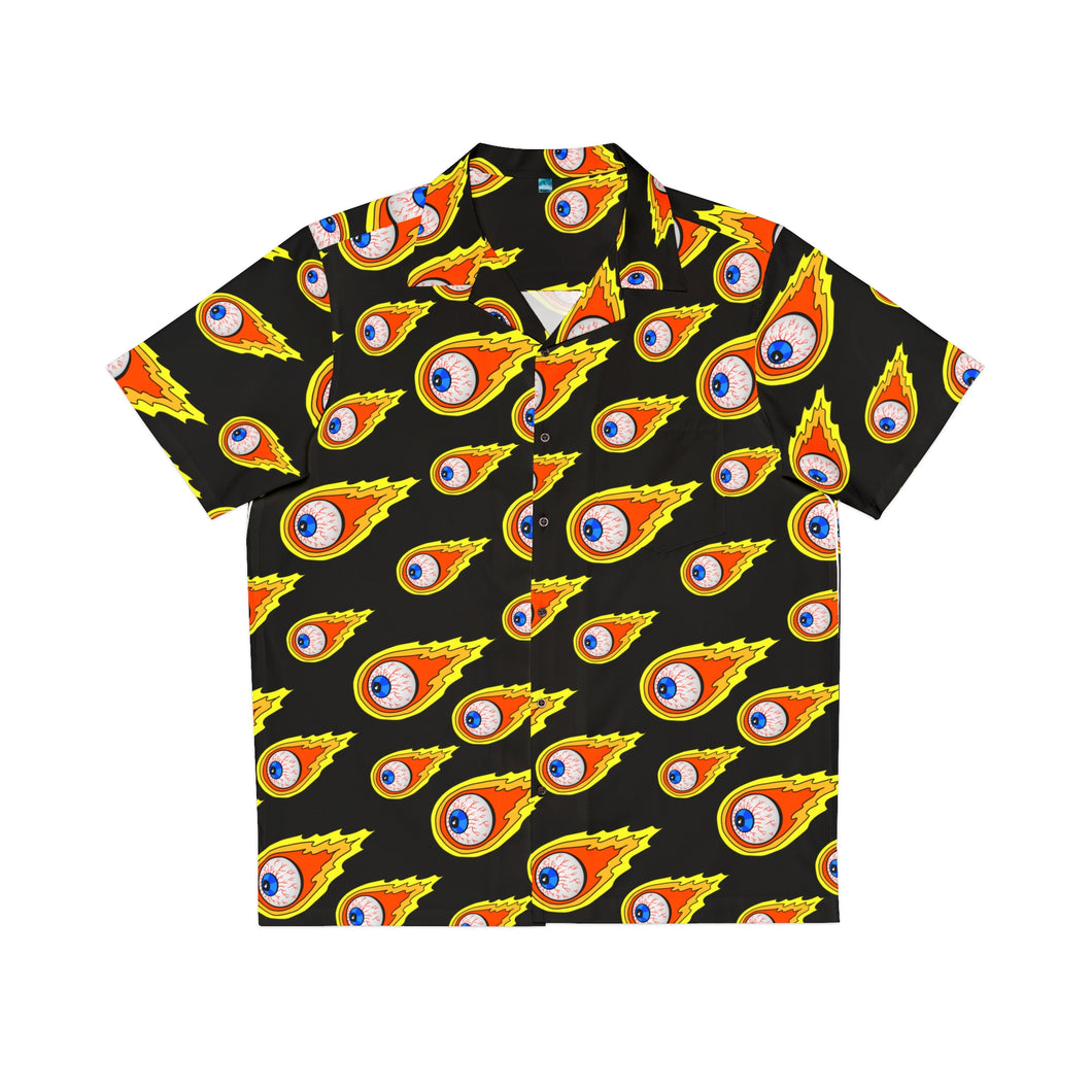 Flaming Eyeball Hawaiian Shirt