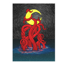 Load image into Gallery viewer, Tentacle Moon Postcard Bundles (envelopes included)