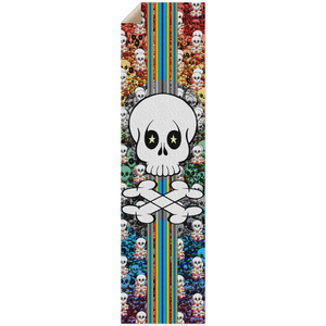 Rainbow Racer Skull Grip Tape ~ 9"x33"