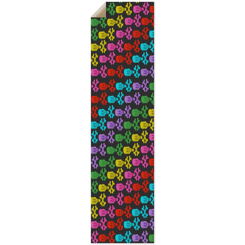 Rainbow Skull Grid Grip Tape ~ 9'