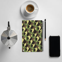 Load image into Gallery viewer, Wisconsin Camo Spiral Notebook (Ambidextrous)