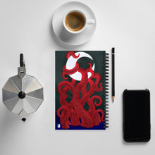 Load image into Gallery viewer, Nautical Moon Spiral Notebook (Ambidextrous)