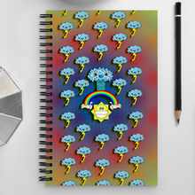 Load image into Gallery viewer, Sunshine Rainshine Spiral Notebook (Ambidextrous)