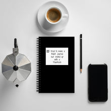 Load image into Gallery viewer, BuJo Manifesto Spiral Notebook (Ambidextrous)